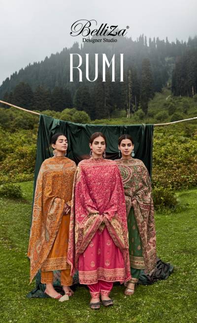 Rumi By Belliza Designer Pashmina Winter Wear Salwar Kameez Collectoion